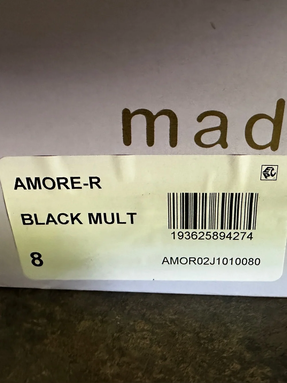 MADDEN AMORE-R Black CRYSTAL SPARKLE SANDALS Size 8 NEW IN BOX